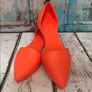 NATIVE «Audrey» Flats Vivid Orange SIZE 7